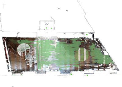 ortofoto rilievo laser scanner 3d edificio via delle Beccherie a Trieste BlizStudio